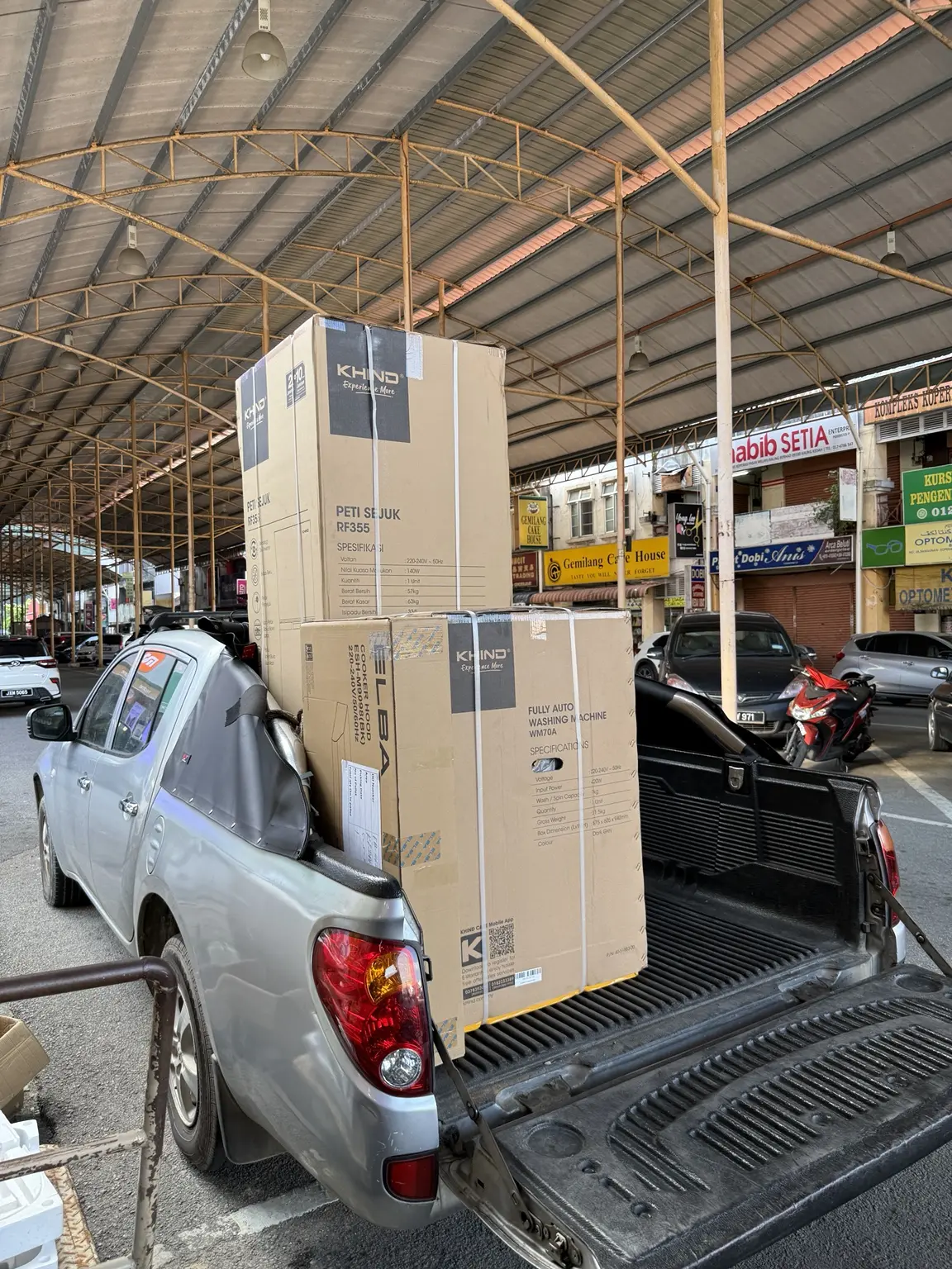 CAC doorstep appliance delivery in Baling
